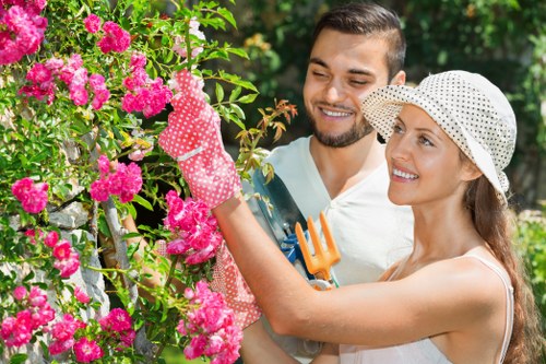 Gardeners Harrow Weald improving a local garden