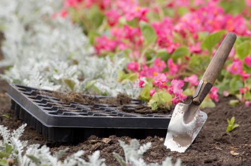 Garden maintenance in Harrow Weald with tidy hedges and paths
